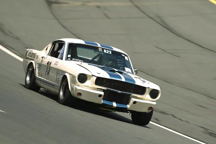 Shelby Mustang Vintage Racing Kansas Speedway